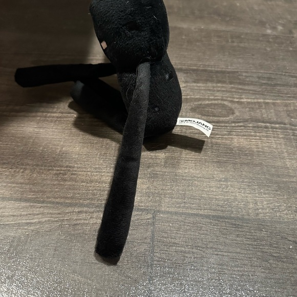Minecraft Mojang 2014 10" Enderman Stuffed Plush Video Game Black Slender Dangly - Picture 2 of 5
